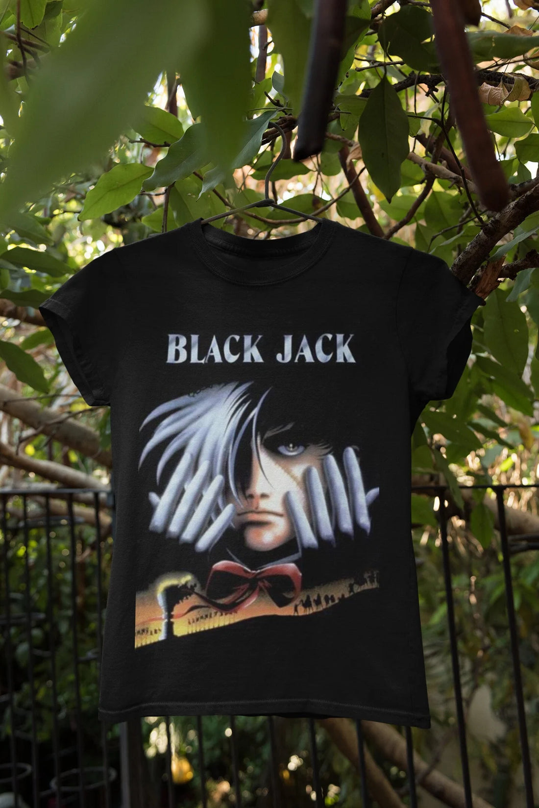 Black Jack Anime T-Shirt – Vintage 90s Manga Graphic Tee for Unisex