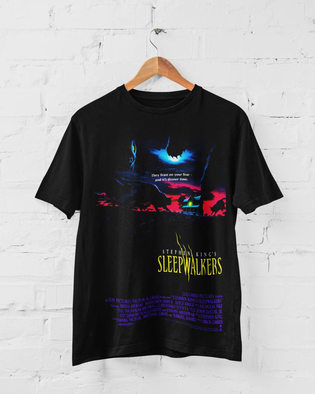 Stephen King’s Sleepwalkers 90s VHS T-Shirt