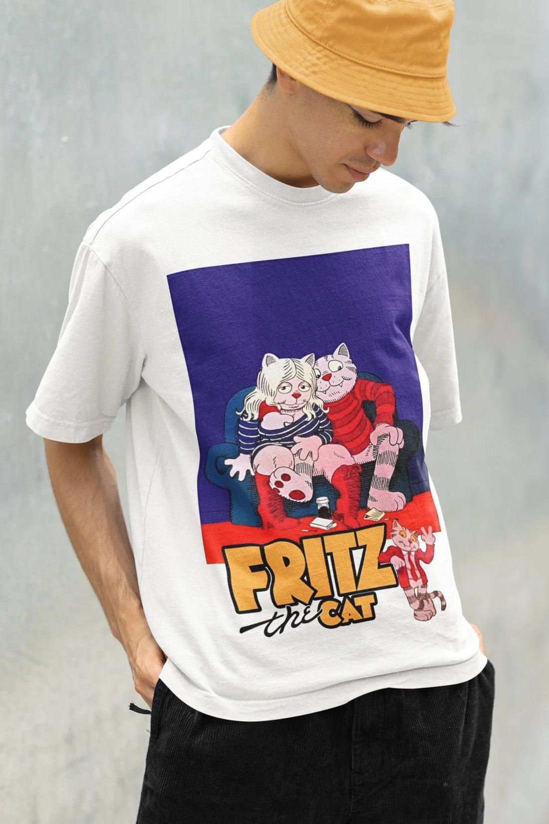 Ralph Bakshi’s Animated Fritz the Cat 1972 Classic Movie T-Shirt