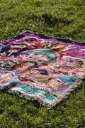 Hand-Woven Anime Tapestry, Anime Throw blanket, Anime Bedspread, Sofa Cover, Wall Hanging Room Decor, Gift for Anime lovers, Manga Fan Gift - CircaWave