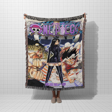 Hand-Woven Anime & Manga Tapestry, Cozy Throw Blanket, Bedspread, Sofa Cover, Beach Towel, Wall Hanging Room Decor, Anime Lovers - CircaWave