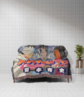 Hand-Woven Tapestry, Cozy Anime Throw Blanket, Anime Bedspread, Manga lover Gift, Anime lover Gift, Sofa Cover - CircaWave