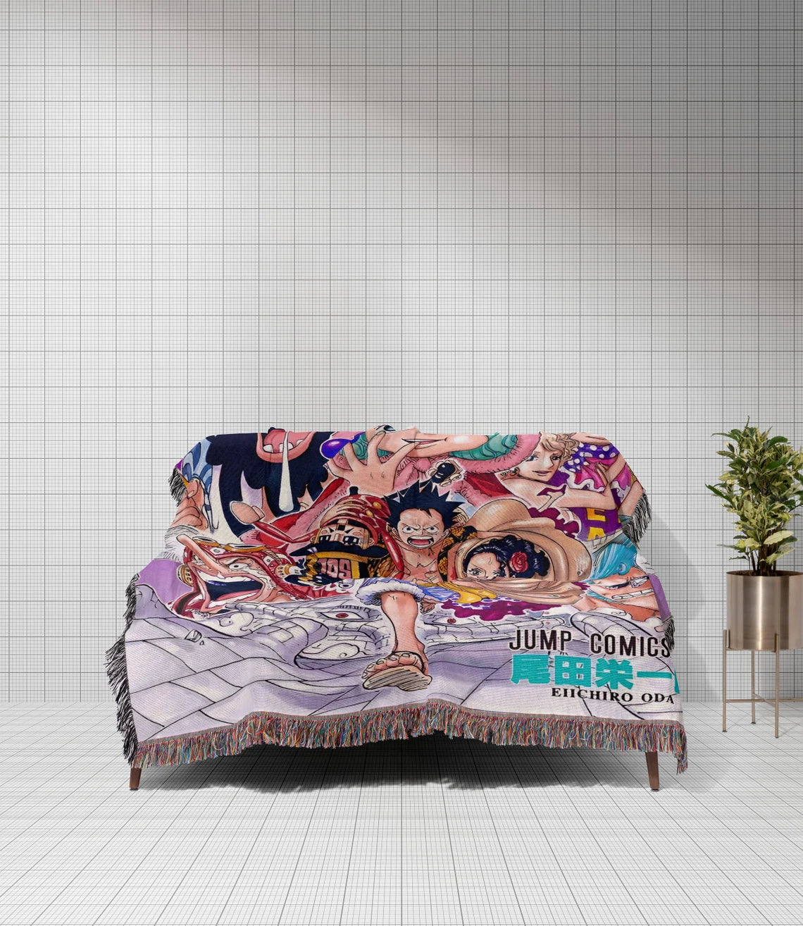 Hand-Woven Anime Tapestry, Anime Throw blanket, Anime Bedspread, Sofa Cover, Wall Hanging Room Decor, Gift for Anime lovers, Manga Fan Gift - CircaWave