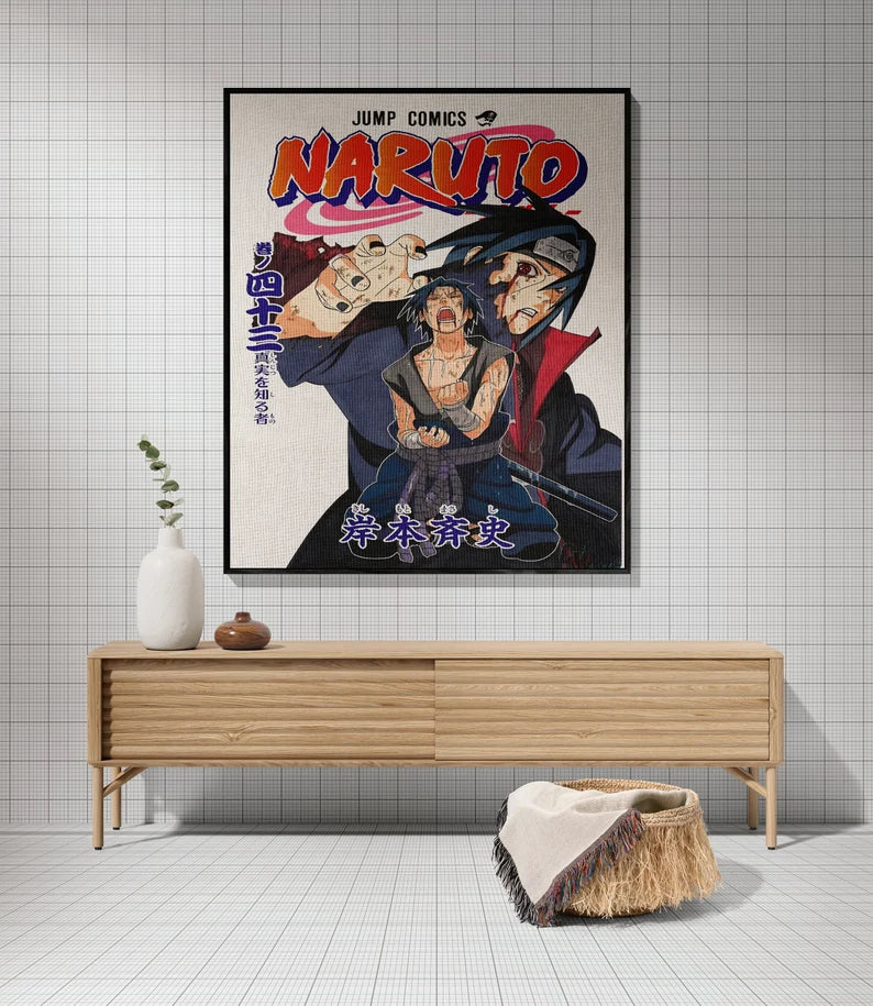 Anime Hand Woven Cozy Blanket | Manga Tapestry Throw | Sofa and Couch Throw Blanket Woven Wall Hanging | Shonen Anime Inspired Blanket - CircaWave